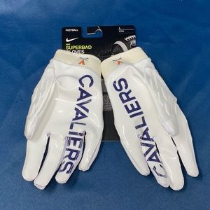 Nike Virginia Cavaliers Superbad Football Gloves White (DX5310-112) Men's Size L